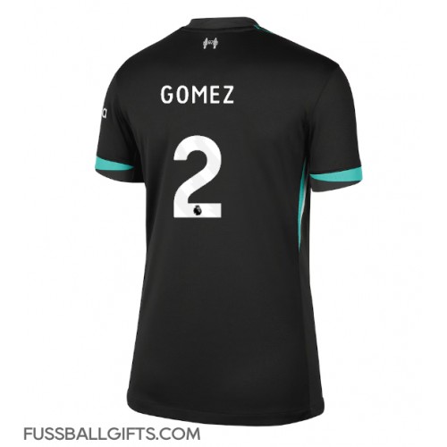 Liverpool Joe Gomez #2 Fußballbekleidung Auswärtstrikot Damen 2024-25 Kurzarm